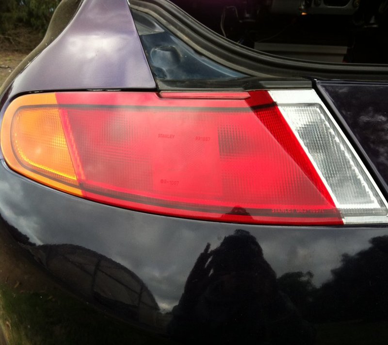 Fixed the chipped, fogged left rear brake light