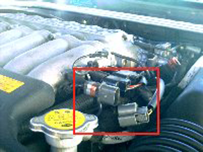 Knock sensor connection