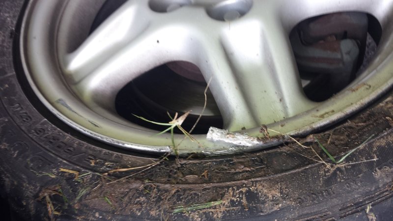 wheel damage :/